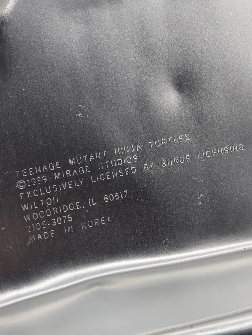 Vintage Wilton 1989 Teenage Mutant Ninja Turtles Michelangelo Aluminum Cake Pan